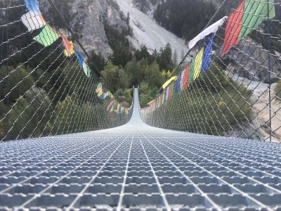 Bhutan-Superlative-Hängebrücke